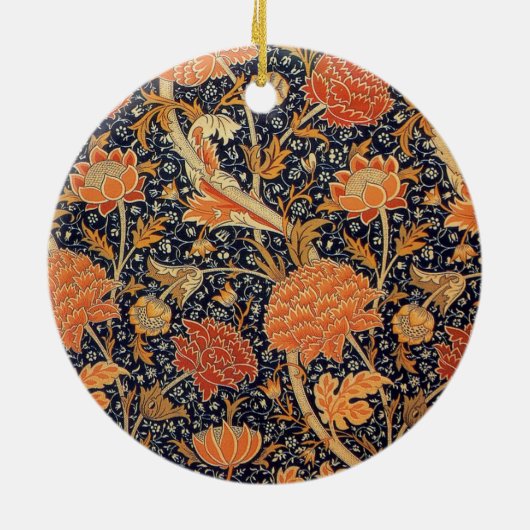 William Morris Cray Wallpaper Blume Pattern Keramik Ornament (Hinten)