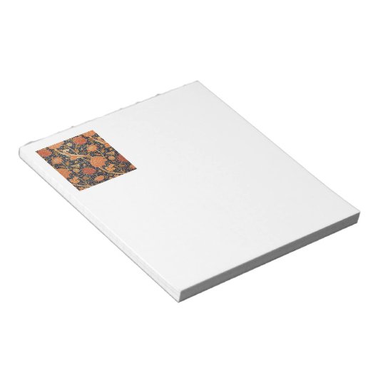 William Morris Cray Wallpaper Blume Pattern Notizblock (angewinkelt)