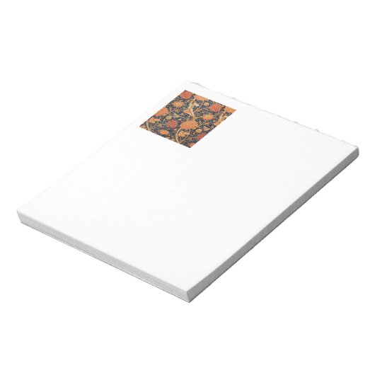 William Morris Cray Wallpaper Blume Pattern Notizblock (Rotiert)