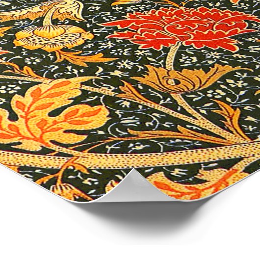William Morris Cray Wallpaper Blume Pattern Poster (Ecke)