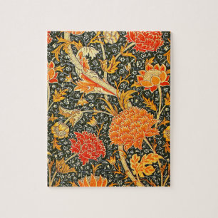 William Morris Cray Wallpaper Blume Pattern Puzzle