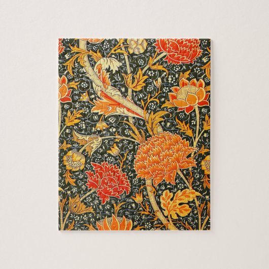 William Morris Cray Wallpaper Blume Pattern Puzzle (Vertikal)