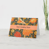 William Morris Cray Wallpaper Pattern Dankeskarte (Vorderseite)