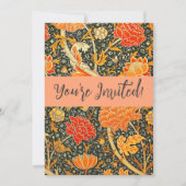 William Morris Cray Wallpaper Pattern Einladung (Vorderseite)