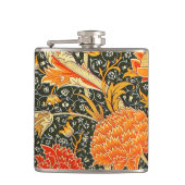 William Morris Cray Wallpaper Pattern Flachmann (Vorderseite)