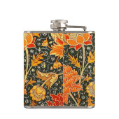 William Morris Cray Wallpaper Pattern Flachmann (Rückseite)