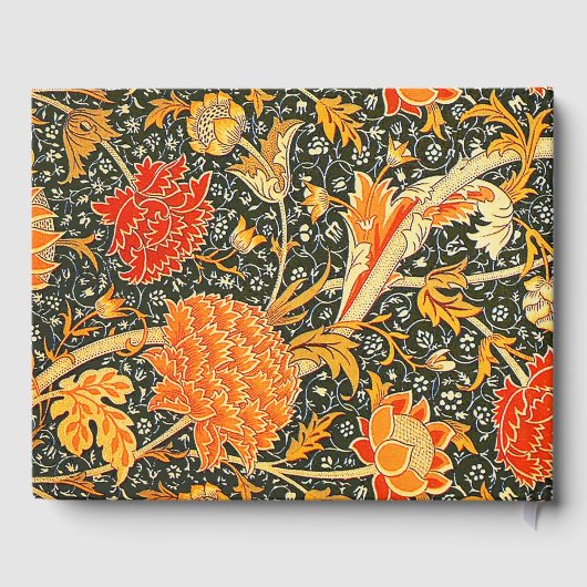 William Morris Cray Wallpaper Pattern Gästebuch (Rückseite)