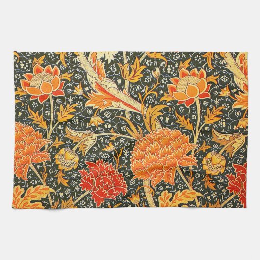 William Morris Cray Wallpaper Pattern Handtuch (Horizontal)