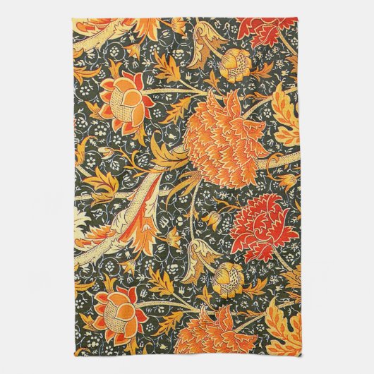 William Morris Cray Wallpaper Pattern Handtuch (Vertikal)