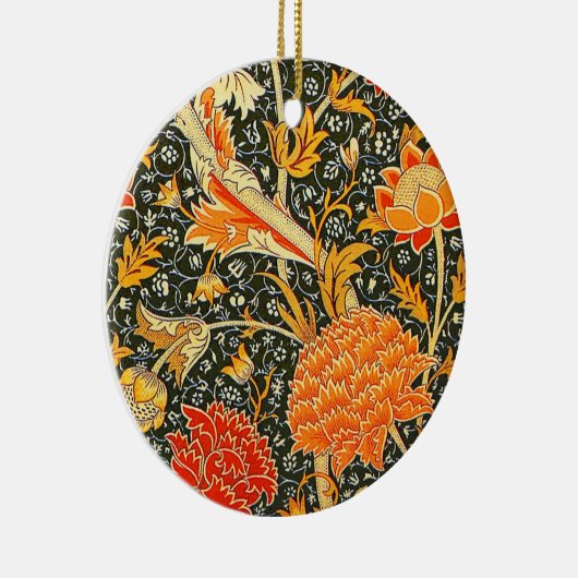 William Morris Cray Wallpaper Pattern Keramik Ornament (Rechts)