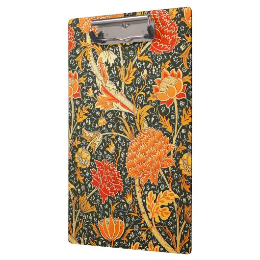 William Morris Cray Wallpaper Pattern Klemmbrett (Links)