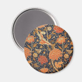 William Morris Cray Wallpaper Pattern Magnet (Vorderseite/Rückseite)