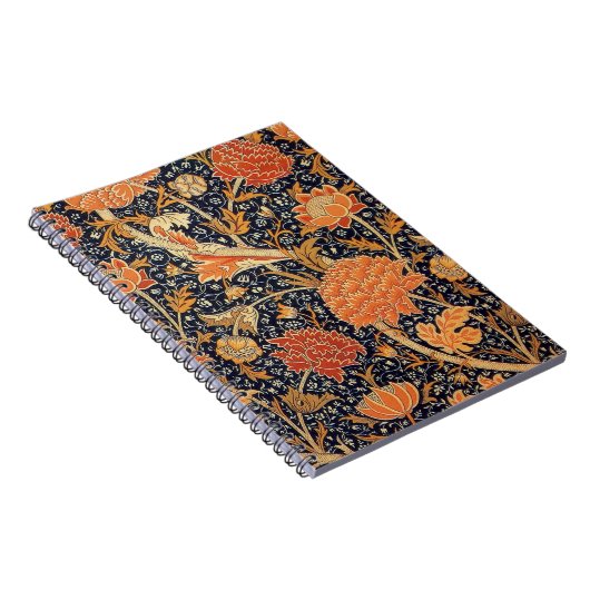 William Morris Cray Wallpaper Pattern Notizblock (Rechte Seite)