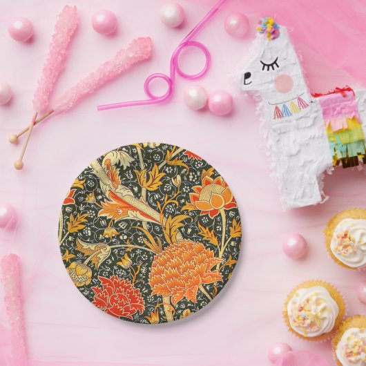 William Morris Cray Wallpaper Pattern Pappteller (Party)