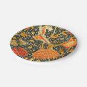 William Morris Cray Wallpaper Pattern Pappteller (Schrägansicht)