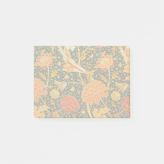 William Morris Cray Wallpaper Pattern Post-it Klebezettel (Vorderseite)