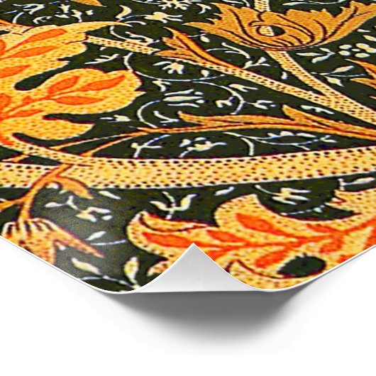 William Morris Cray Wallpaper Pattern Poster (Ecke)