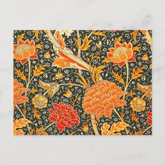 William Morris Cray Wallpaper Pattern Postkarte (Vorderseite)