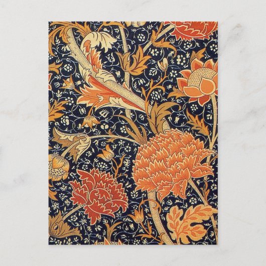William Morris Cray Wallpaper Pattern Postkarte (Vorderseite)