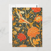 William Morris Cray Wallpaper Pattern Postkarte (Vorne/Hinten)