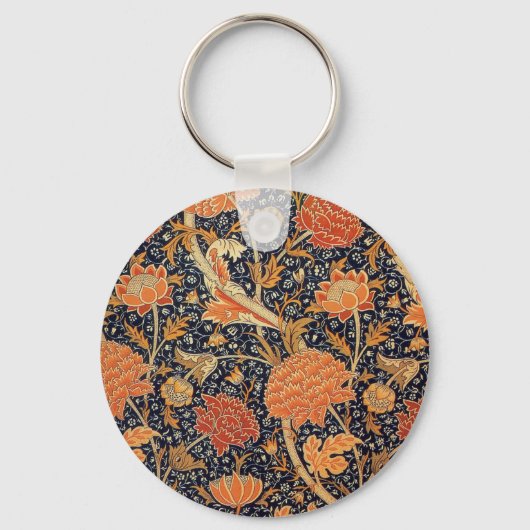 William Morris Cray Wallpaper Pattern Schlüsselanhänger (Vorderseite)