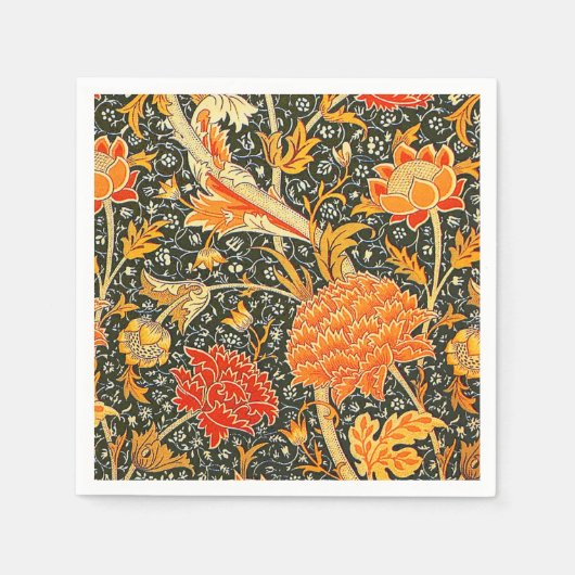 William Morris Cray Wallpaper Pattern Serviette (Vorderseite)