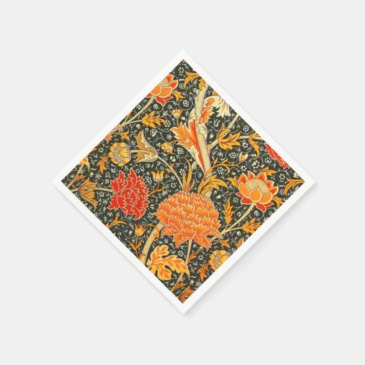 William Morris Cray Wallpaper Pattern Serviette (Ecke)