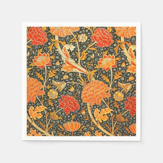 William Morris Cray Wallpaper Pattern Serviette (Vorderseite)
