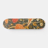 William Morris Cray Wallpaper Pattern Skateboard (Horizontal)
