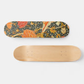 William Morris Cray Wallpaper Pattern Skateboard (Horizontal)