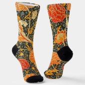 William Morris Cray Wallpaper Pattern Socken (Gewinkelt)
