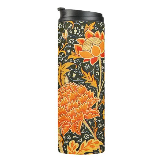 William Morris Cray Wallpaper Pattern Thermosbecher (Nach rechts gedreht)