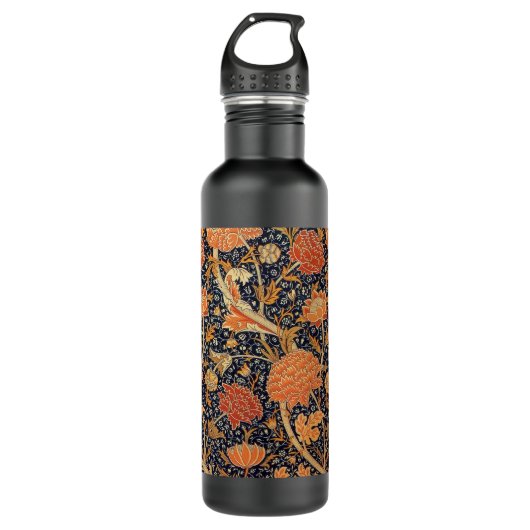 William Morris Cray Wallpaper Pattern Trinkflasche (Vorderseite)