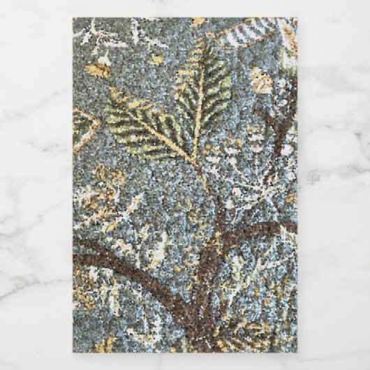 William Morris Crystalized Food Storage Canisters Lebensmitteletikett (Einzelnes Label)