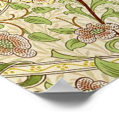 William Morris Daffodil Classic Blume Poster (Ecke)