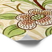 William Morris Daffodil Classic Blume Poster (Ecke)