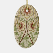 William Morris Daffodil Classic Blume Wallpaper Keramik Ornament (Rechts)