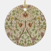 William Morris Daffodil Classic Blume Wallpaper Keramikornament (Hinten)