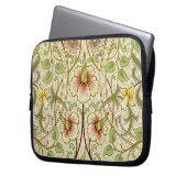 William Morris Daffodil Classic Blume Wallpaper Laptopschutzhülle (Vorderseite Links)