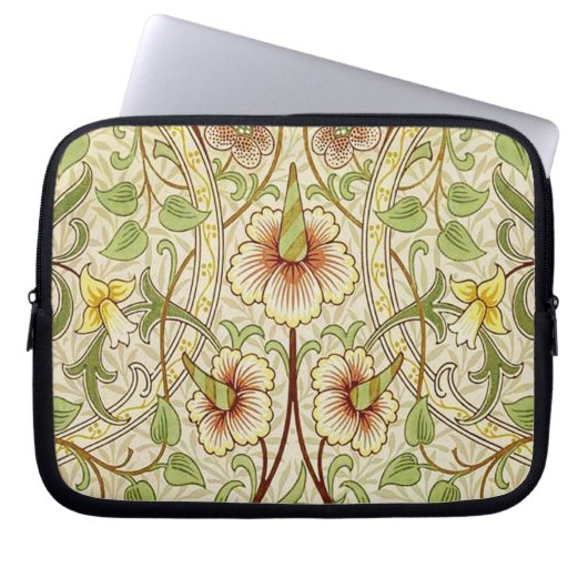 William Morris Daffodil Classic Blume Wallpaper Laptopschutzhülle (Vorderseite)