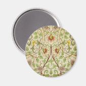 William Morris Daffodil Classic Blume Wallpaper Magnet (Vorderseite/Rückseite)