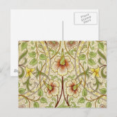 William Morris Daffodil Classic Blume Wallpaper Postkarte (Vorne/Hinten)