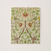 William Morris Daffodil Classic Blume Wallpaper Puzzle (Vertikal)