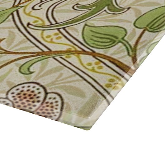 William Morris Daffodil Classic Blume Wallpaper Schneidebrett (Ecke)