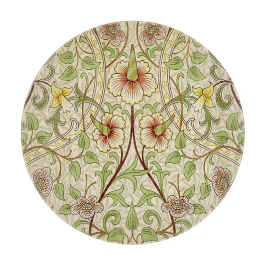 William Morris Daffodil Classic Blume Wallpaper Schneidebrett (Vorderseite)