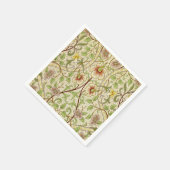 William Morris Daffodil Classic Blume Wallpaper Serviette (Ecke)
