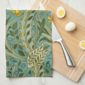 William Morris Daffodil Floral Pattern Classic Geschirrtuch (Viertel Falte)