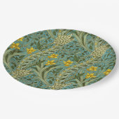 William Morris Daffodil Floral Pattern Classic Pappteller (Schrägansicht)