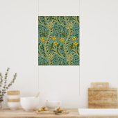 William Morris Daffodil Floral Pattern Classic Poster (Küche)