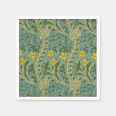 William Morris Daffodil Floral Pattern Classic Serviette (Vorderseite)